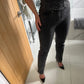 Dark Grey Straight Leg Jeans