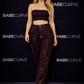 BABECURVE 3 Pcs Set - Straight Leg Diamanté Jeans With Jacket and Inside Free Size TOP