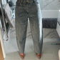 Baggy High Waisted Diamanté Jeans