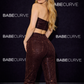 BABECURVE 3 Pcs Set - Straight Leg Diamanté Jeans With Jacket and Inside Free Size TOP