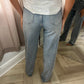 Vintage Wash Ombré Diamanté Wide Leg Jeans